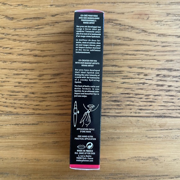 Makeup Forever ROUGE ARTIST INTENSE COLOR BEAUTIFYING LIP 306 - Edgy Marmalade - Picture 5 of 12